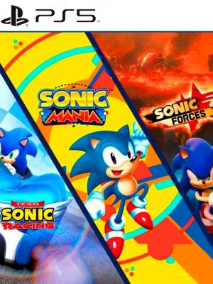 3 JUEGOS EN 1 Team Sonic Racing  MAS Sonic Forces MAS Sonic Mania ps5