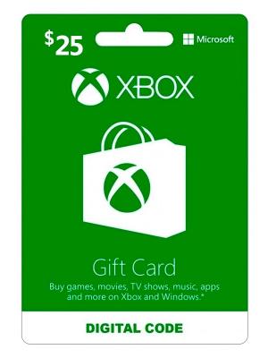 XBOX GIFT CARD 25$ USA